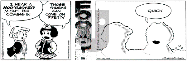 Nancy on Monday December 19, 2005 Comic Strip