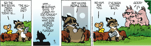 Over the Hedge on Tuesday August 14, 2018 Comic Strip