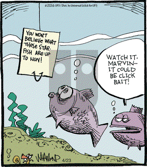 Reality Check on Saturday April 23, 2016 Comic Strip