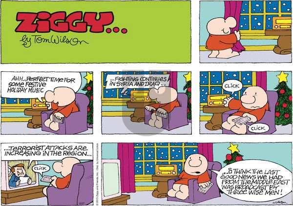 Ziggy on Sunday December 27, 2015 Comic Strip