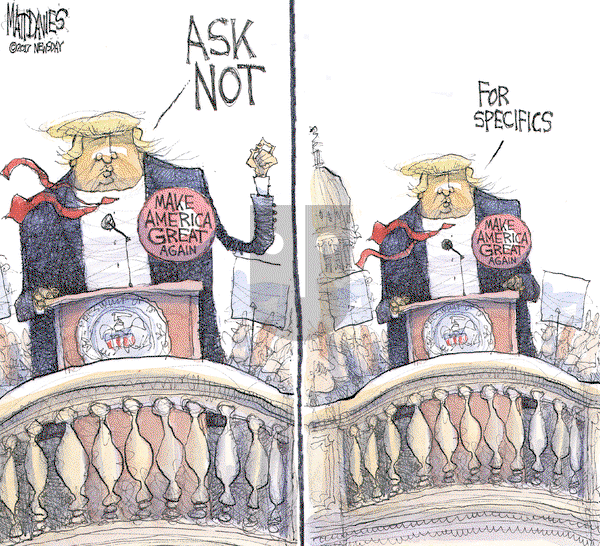 Matt Davies on Friday January 20, 2017 Comic Strip