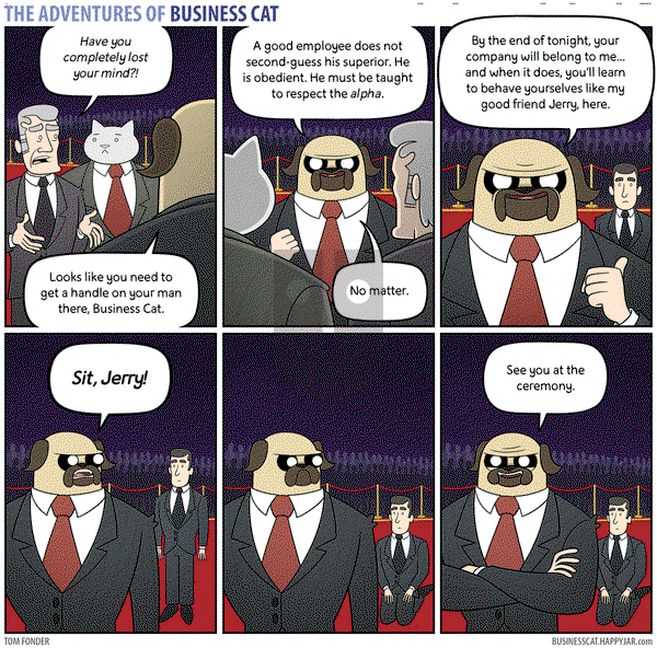 The Adventures of Business Cat on Monday August 8, 2016 Comic Strip
