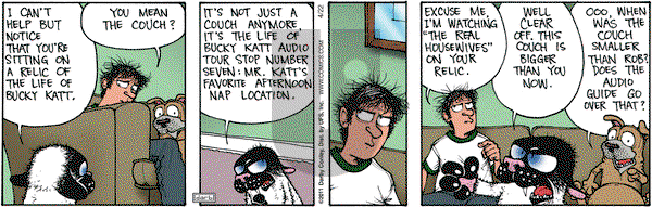 Get Fuzzy on Friday April 22, 2011 Comic Strip