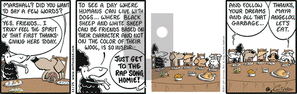 DeFlocked on Monday November 25, 2013 Comic Strip