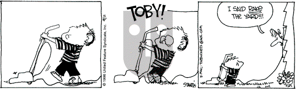 The Buckets on Wednesday September 11, 1996 Comic Strip