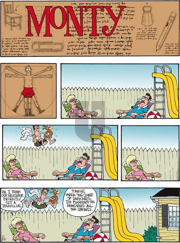 Monty on Sunday October 25, 2020 Comic Strip