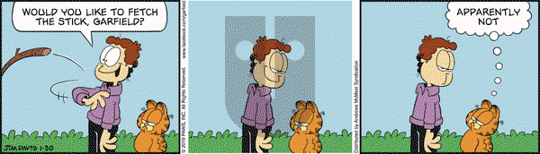 Garfield on Wednesday January 30, 2019 Comic Strip