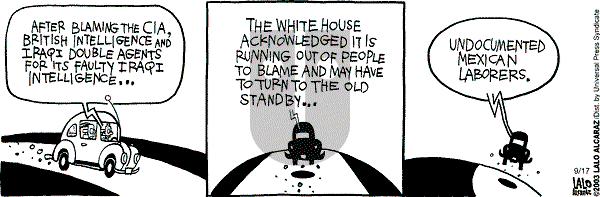 La Cucaracha on Wednesday September 17, 2003 Comic Strip