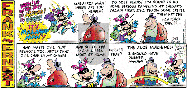 Frank and Ernest on Sunday February 18, 2007 Comic Strip