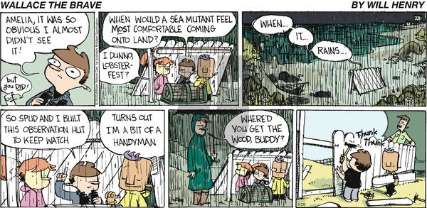 Wallace the Brave on Sunday September 20, 2020 Comic Strip