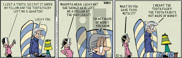 Grand Avenue on Friday October 6, 2023 Comic Strip