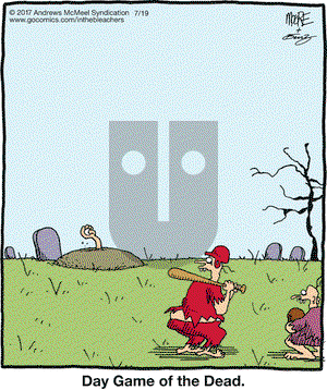 In the Bleachers on Wednesday July 19, 2017 Comic Strip