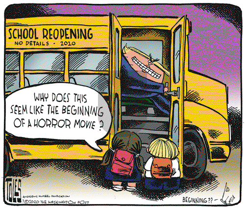Tom Toles on Friday July 10, 2020 Comic Strip