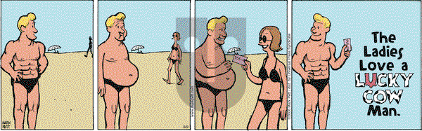 Lucky Cow on Saturday September 9, 2006 Comic Strip