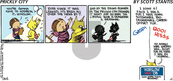 Prickly City on Sunday July 15, 2007 Comic Strip