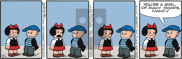Nancy on Monday April 23, 2012 Comic Strip