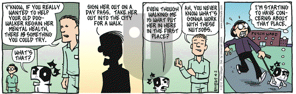 Pooch Cafe on Monday April 2, 2012 Comic Strip