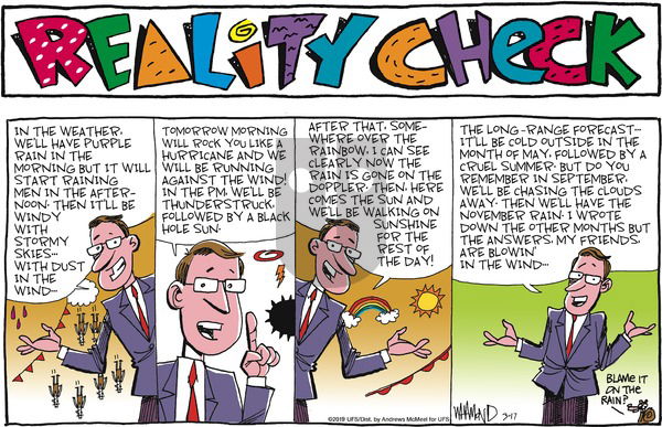 Reality Check on Sunday March 17, 2019 Comic Strip
