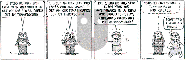Cathy Classics - Saturday December 7, 2024 Comic Strip