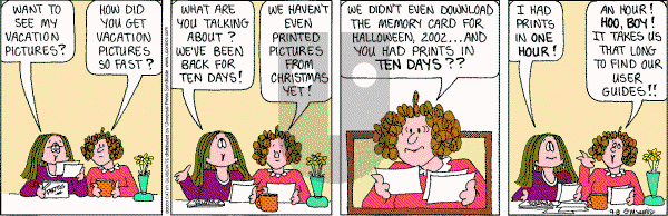 Cathy Classics - Monday September 8, 2003 Comic Strip