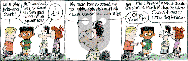 Cul de Sac on Monday August 4, 2014 Comic Strip
