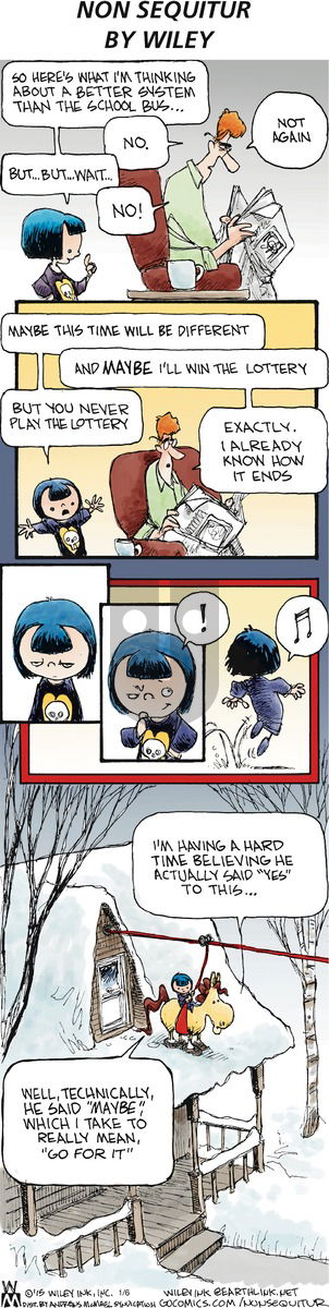 Non Sequitur on Sunday January 6, 2019 Comic Strip