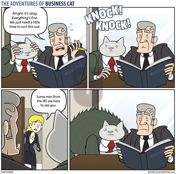 The Adventures of Business Cat - Thursday April 22, 2021 Comic Strip