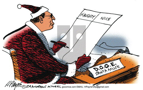Henry Payne on Tuesday December 17, 2024 Comic Strip