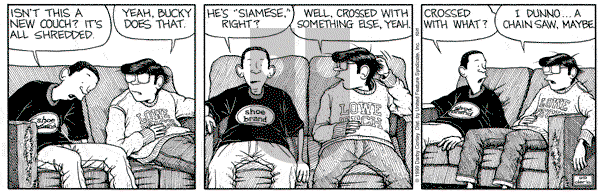 Get Fuzzy on Friday October 1, 1999 Comic Strip
