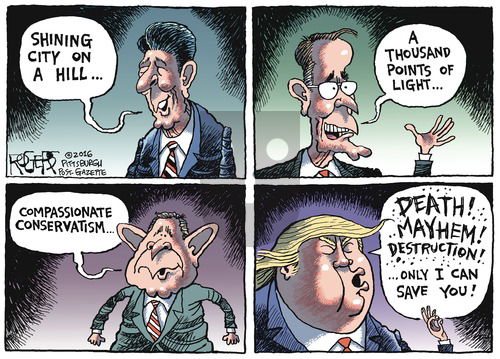 Rob Rogers on Sunday July 24, 2016 Comic Strip
