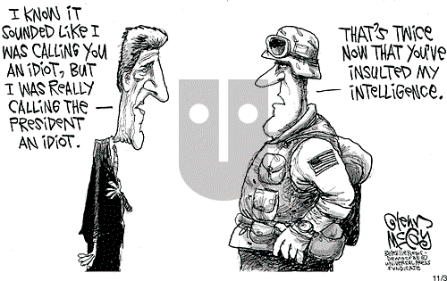 Glenn McCoy on Friday November 3, 2006 Comic Strip