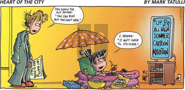 Heart of the City on Sunday September 2, 2018 Comic Strip