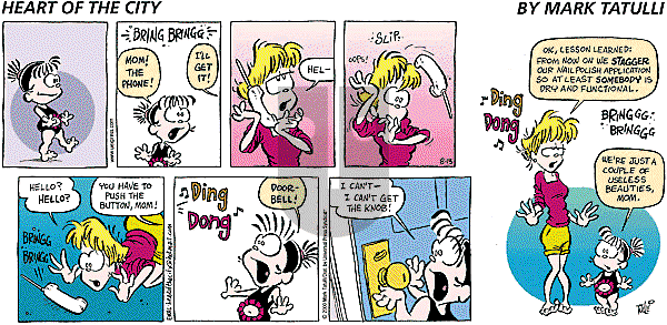 Heart of the City on Sunday August 13, 2000 Comic Strip
