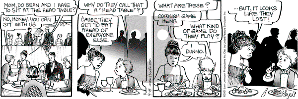 For Better or For Worse on Tuesday September 18, 2001 Comic Strip