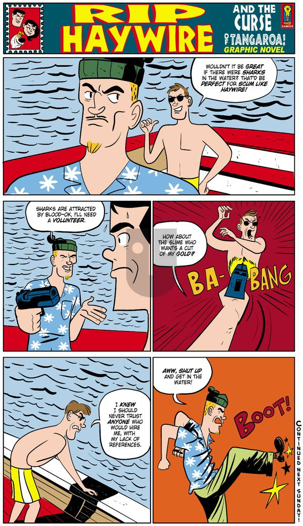 Rip Haywire on Sunday October 19, 2014 Comic Strip