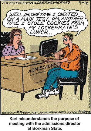 Close to Home on Tuesday April 16, 2013 Comic Strip