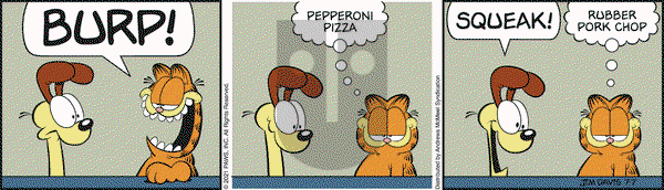 Garfield - Wednesday July 7, 2021 Comic Strip