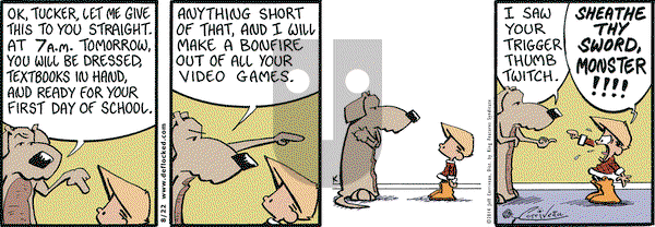DeFlocked on Friday August 22, 2014 Comic Strip