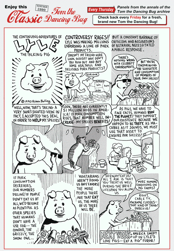 Tom the Dancing Bug on Thursday February 20, 2014 Comic Strip