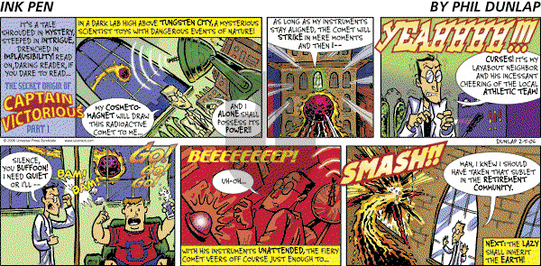 Ink Pen - Sunday February 5, 2006 Comic Strip