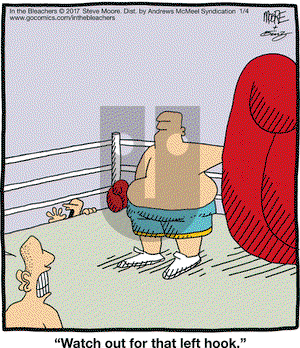 In the Bleachers on Wednesday January 4, 2017 Comic Strip