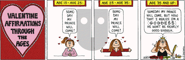 Cathy Classics on Monday February 10, 2003 Comic Strip