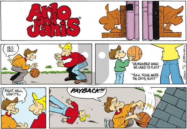 Arlo and Janis on Sunday December 5, 1999 Comic Strip