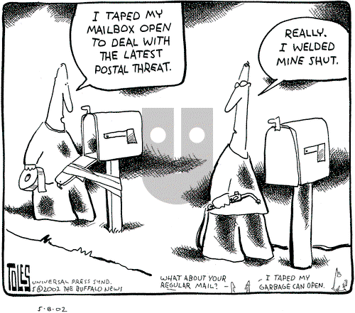 Tom Toles on Wednesday May 8, 2002 Comic Strip