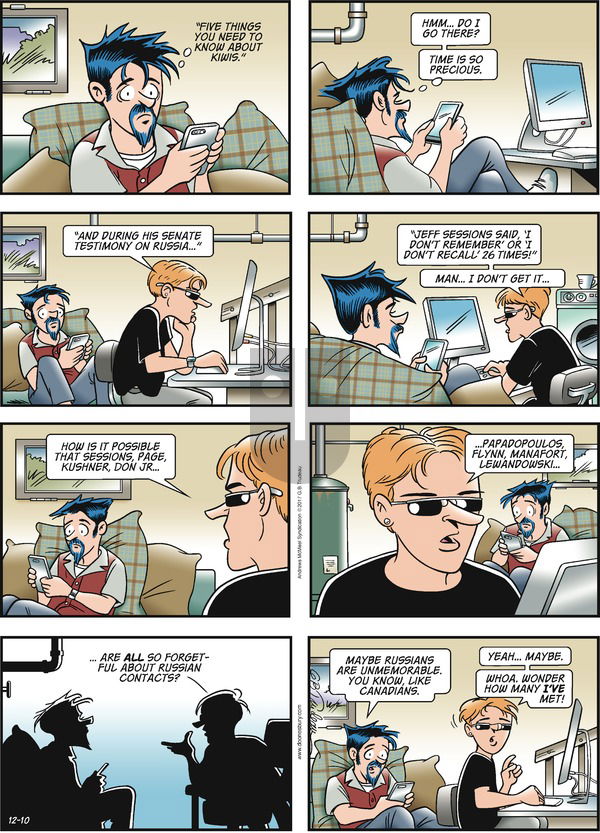 Doonesbury on Sunday December 10, 2017 Comic Strip
