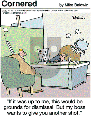 Cornered on Monday March 29, 2010 Comic Strip