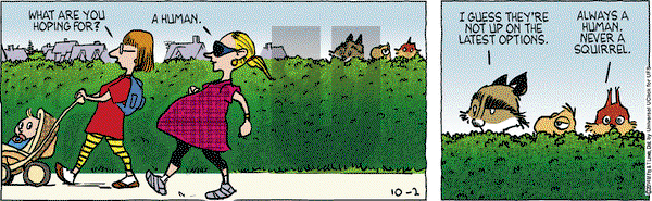 Over the Hedge on Thursday October 2, 2014 Comic Strip