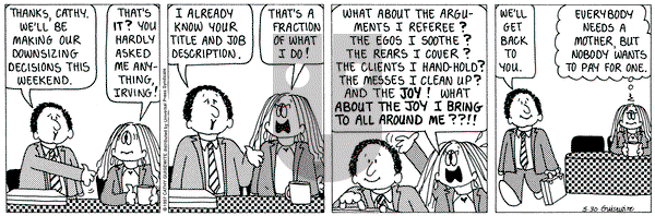Cathy Classics on Friday May 30, 1997 Comic Strip