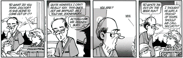 Doonesbury on Saturday October 28, 1995 Comic Strip