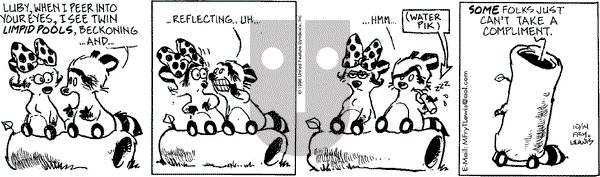 Over the Hedge on Monday October 14, 1996 Comic Strip